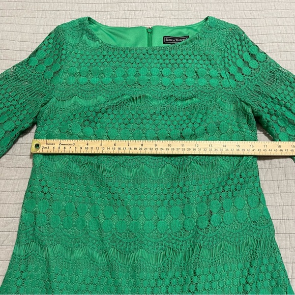 Jessica Howard Women's Lace Sheath Dress Green Size 8 - Picture 3 of 11